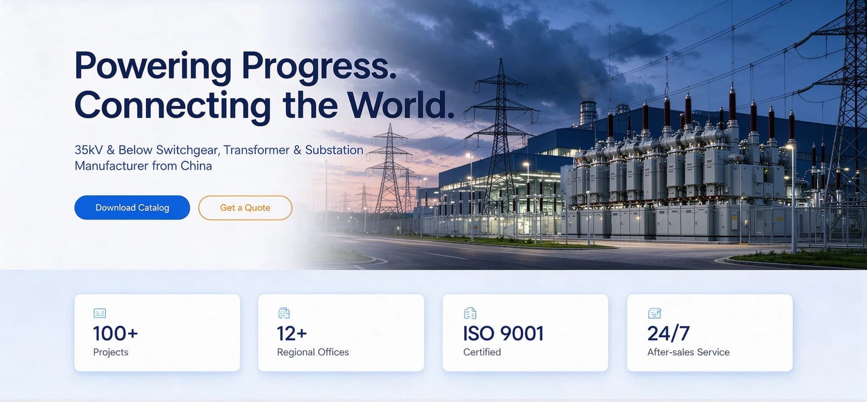 KuaiNeng Electric substation and power infrastructure